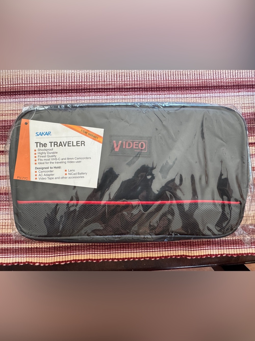 Sakar "The Traveler" shockproof video accessory carrying case BRAND NEW VINTAGE